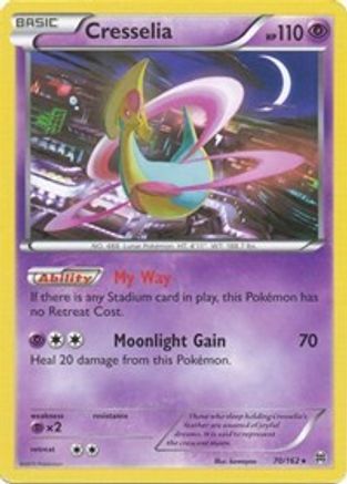 Cresselia 070/162 - XY BREAKthrough Reverse Holofoil - Rare