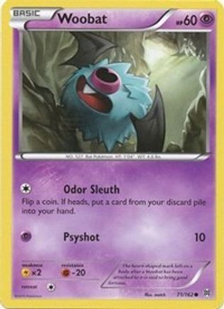 Woobat 071 - XY BREAKthrough Reverse Holofoil - Common