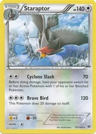 Staraptor 127 - XY BREAKthrough Reverse Holofoil - Rare