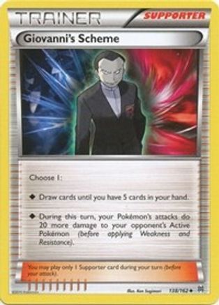 Giovanni's Scheme (138/162) - XY BREAKthrough - Uncommon