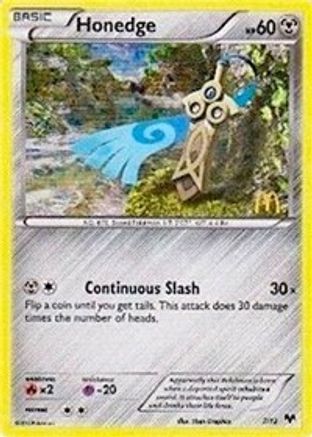 Honedge (7/12) - McDonalds Promos 2014 Holofoil - Promo