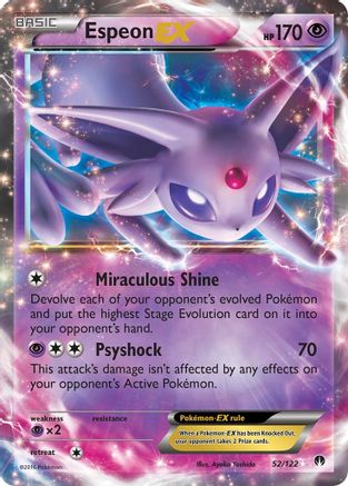 Espeon EX 052/122 - XY BREAKpoint Holofoil - Ultra Rare