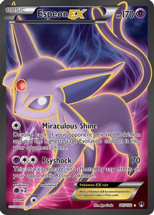 Espeon EX (Full Art) 117/122 - XY BREAKpoint Holofoil - Ultra Rare