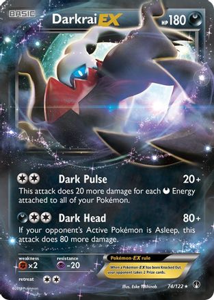 Darkrai EX 074/122 - XY BREAKpoint Holofoil - Ultra Rare