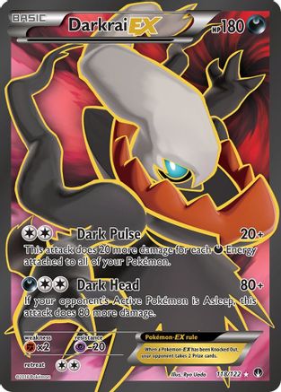 Darkrai EX (Full Art) 118/122 - XY BREAKpoint Holofoil - Ultra Rare