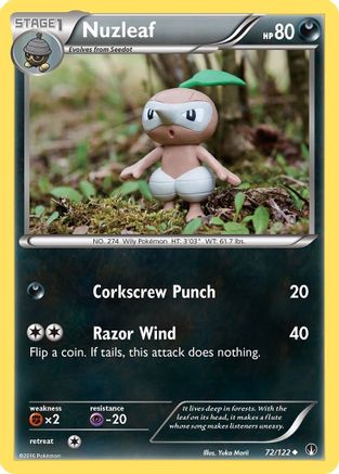 Nuzleaf 072/122 - XY BREAKpoint Normal - Uncommon