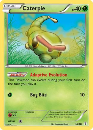 Caterpie - 003/83 - Generations Normal - Common