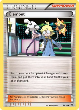 Clemont - 059/83 - Generations Reverse Holofoil - Uncommon