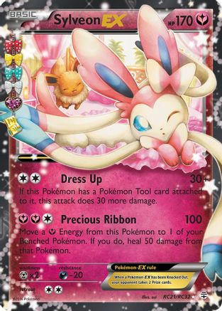 Sylveon EX RC21/RC32 - Generations Radiant Collection Holofoil - Ultra Rare