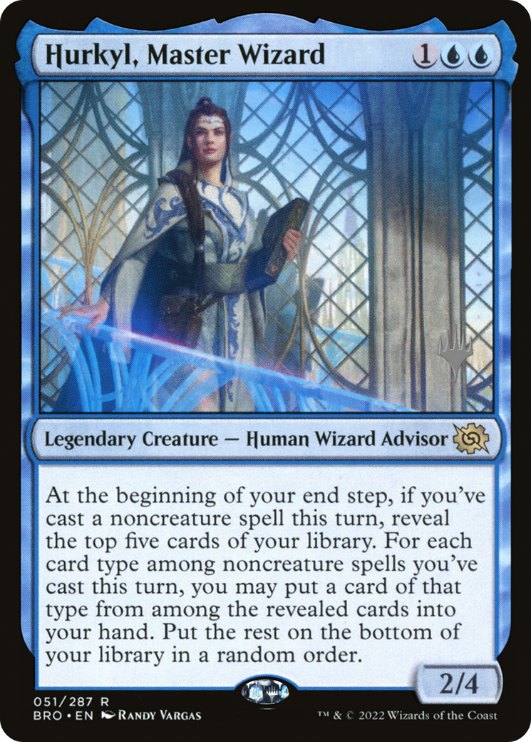 Hurkyl, Master Wizard (PPBRO-51P) - The Brothers' War Promos (Promo Pack)