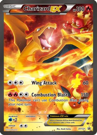Charizard EX XY121 - XY Promos Holofoil - Promo