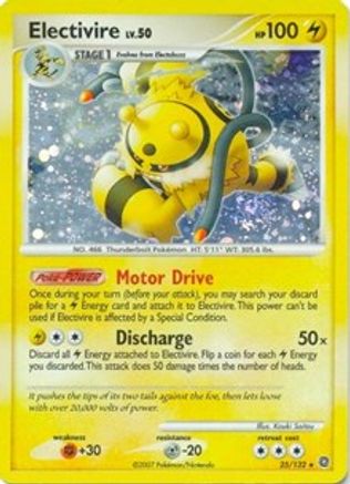 Electivire 025/132 - Deck Exclusives Holofoil - Holo Rare