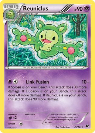 Reuniclus 035/124 - XY Fates Collide Normal - Rare