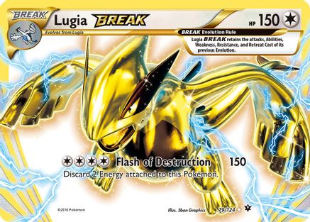Lugia BREAK 079/124 - XY Fates Collide Holofoil - Rare BREAK
