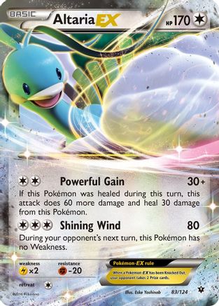 Altaria EX 083/124 - XY Fates Collide Holofoil - Ultra Rare