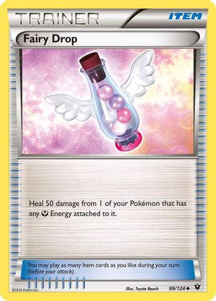 Fairy Drop 099/124 - XY Fates Collide Reverse Holofoil - Uncommon