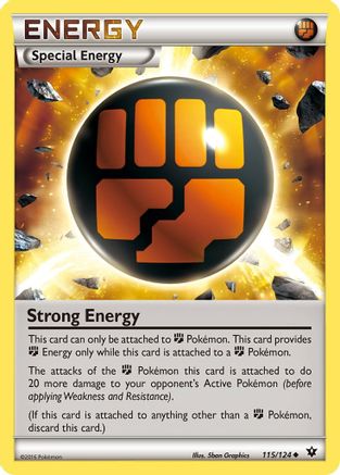 Strong Energy 115/124 - XY Fates Collide Reverse Holofoil - Uncommon