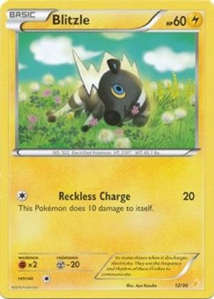 Blitzle (12) - XY Trainer Kit Pikachu Libre & Suicune - Common