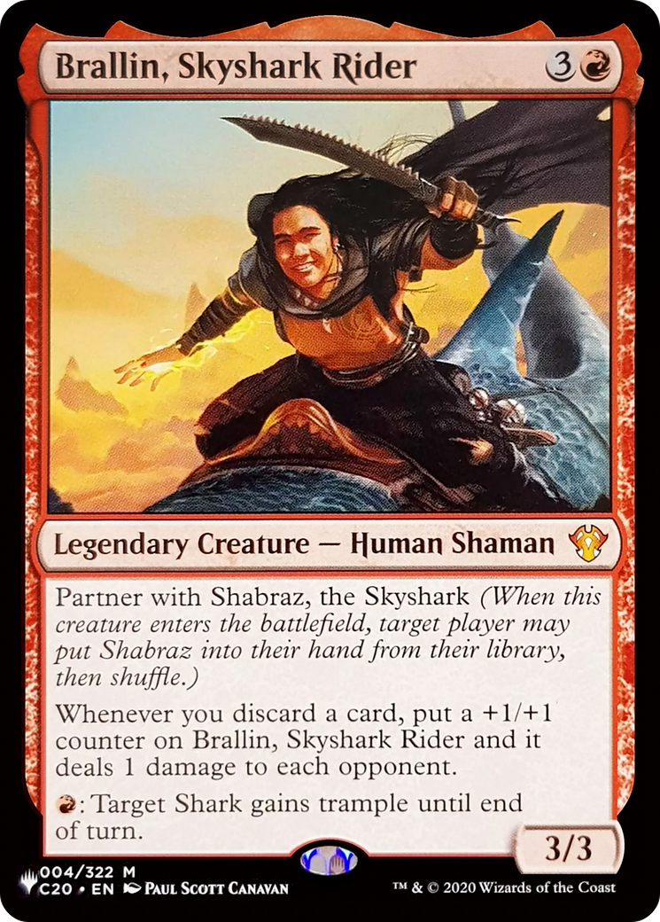 Brallin, Skyshark Rider (LIST-C20-4) - The List