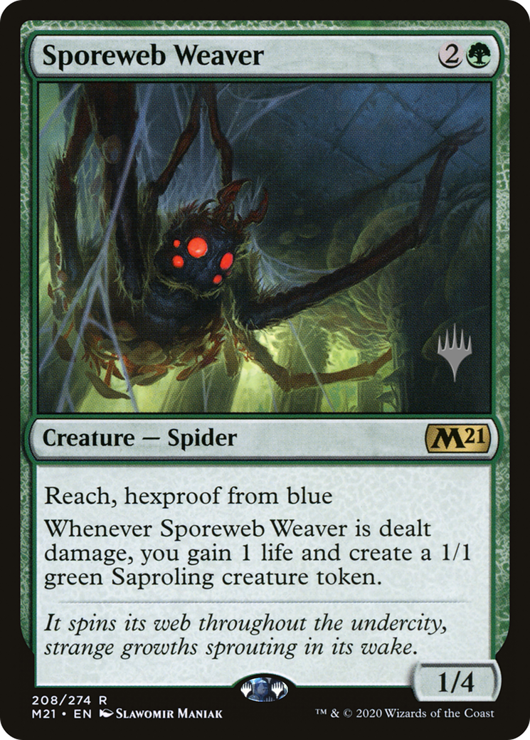 Sporeweb Weaver (PPM21-208P) - Core Set 2021 Promos Foil (Promo Pack)