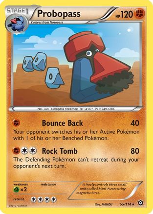 Probopass 055 - XY Steam Siege Reverse Holofoil - Rare