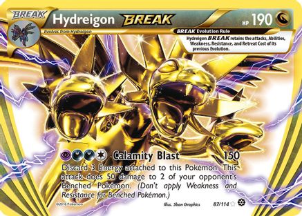 Hydreigon BREAK 087/114 - XY Steam Siege Holofoil - Rare BREAK