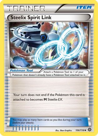Steelix Spirit Link 106/114 - XY Steam Siege Normal - Uncommon
