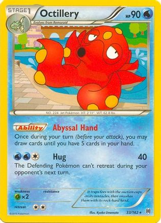 Octillery 033/162 - Deck Exclusives Normal - Rare