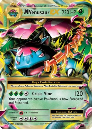M Venusaur EX 002/108 - XY Evolutions Holofoil - Ultra Rare