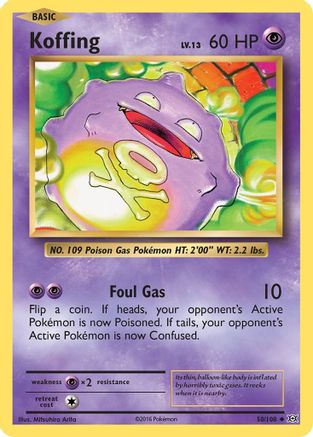 Koffing 050/108 - XY Evolutions Normal - Uncommon