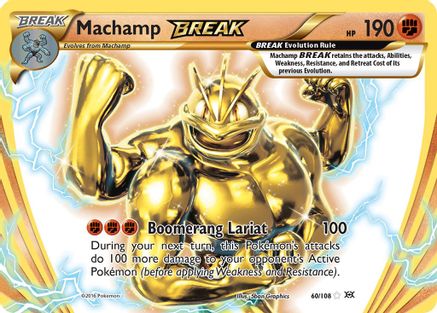 Machamp BREAK 060/108 - XY Evolutions Holofoil - Rare BREAK