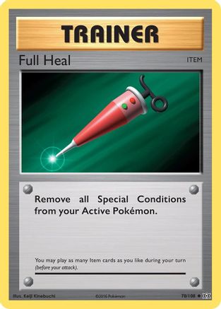 Full Heal 078/108 - XY Evolutions Reverse Holofoil - Uncommon