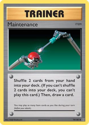 Maintenance 079/108 - XY Evolutions Normal - Uncommon