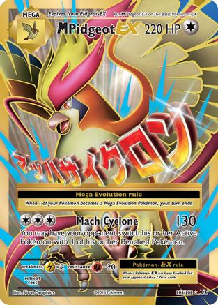 M Pidgeot EX (Full Art) 105/108 - XY Evolutions Holofoil - Ultra Rare