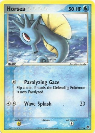 Horsea (58) - EX Battle Stadium - Common