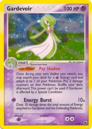Gardevoir (Holo) (7) - EX Battle Stadium Holofoil - Holo Rare