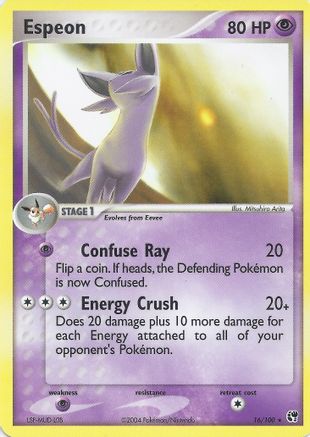 Espeon (16) - EX Battle Stadium - Rare
