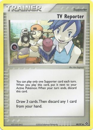 TV Reporter 088 - EX Battle Stadium Normal - Uncommon