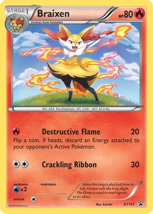 Braixen XY161 - XY Promos Holofoil - Promo