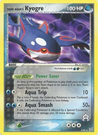 Team Aqua's Kyogre 003/095 - Deck Exclusives Normal - Rare