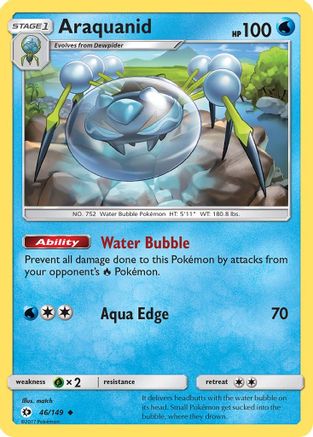 Araquanid (46/149) - SM Base Set Reverse Holofoil - Uncommon