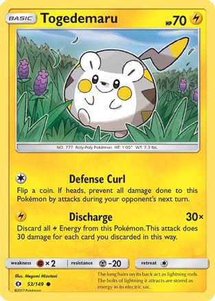 Togedemaru (53/149) - SM Base Set - Common