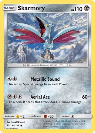 Skarmory (88/149) - SM Base Set - Common
