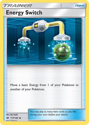 Energy Switch 117/149 - SM Base Set Reverse Holofoil - Uncommon