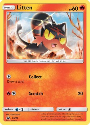 Litten (SM08/248) - SM Promos Holofoil - Promo