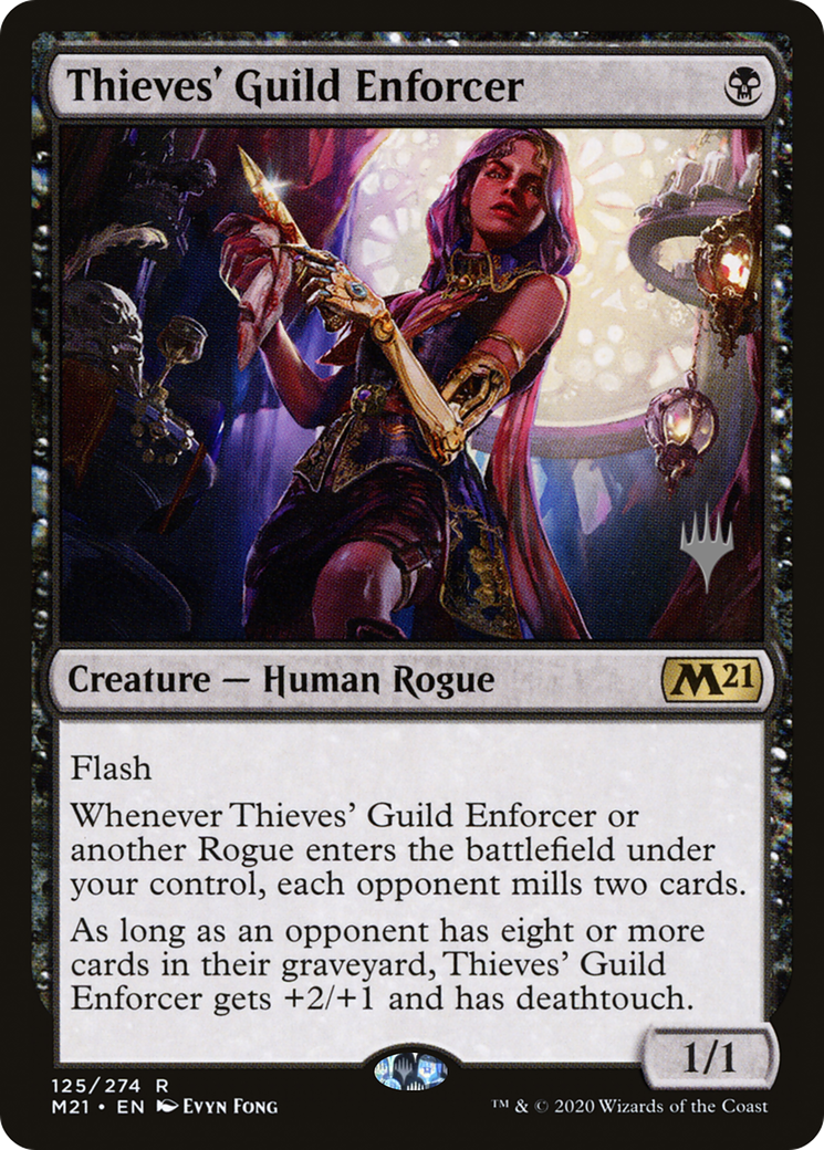 Thieves' Guild Enforcer (PPM21-125P) - Core Set 2021 Promos (Promo Pack)