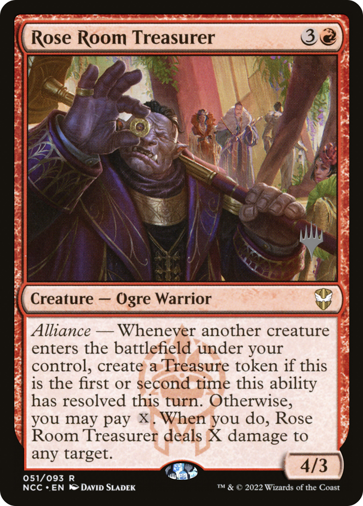 Rose Room Treasurer (PPSNC-51P) - New Capenna Commander Promos Foil (Promo Pack)