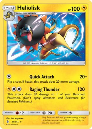 Heliolisk (44/145) - SM Guardians Rising - Rare