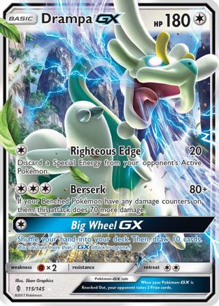 Drampa GX 115/145 - SM Guardians Rising Holofoil - Ultra Rare