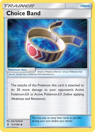 Choice Band (121/145) - SM Guardians Rising Reverse Holofoil - Uncommon
